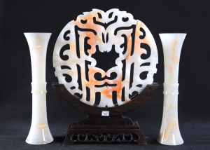 玉石中國結(jié)平安扣
